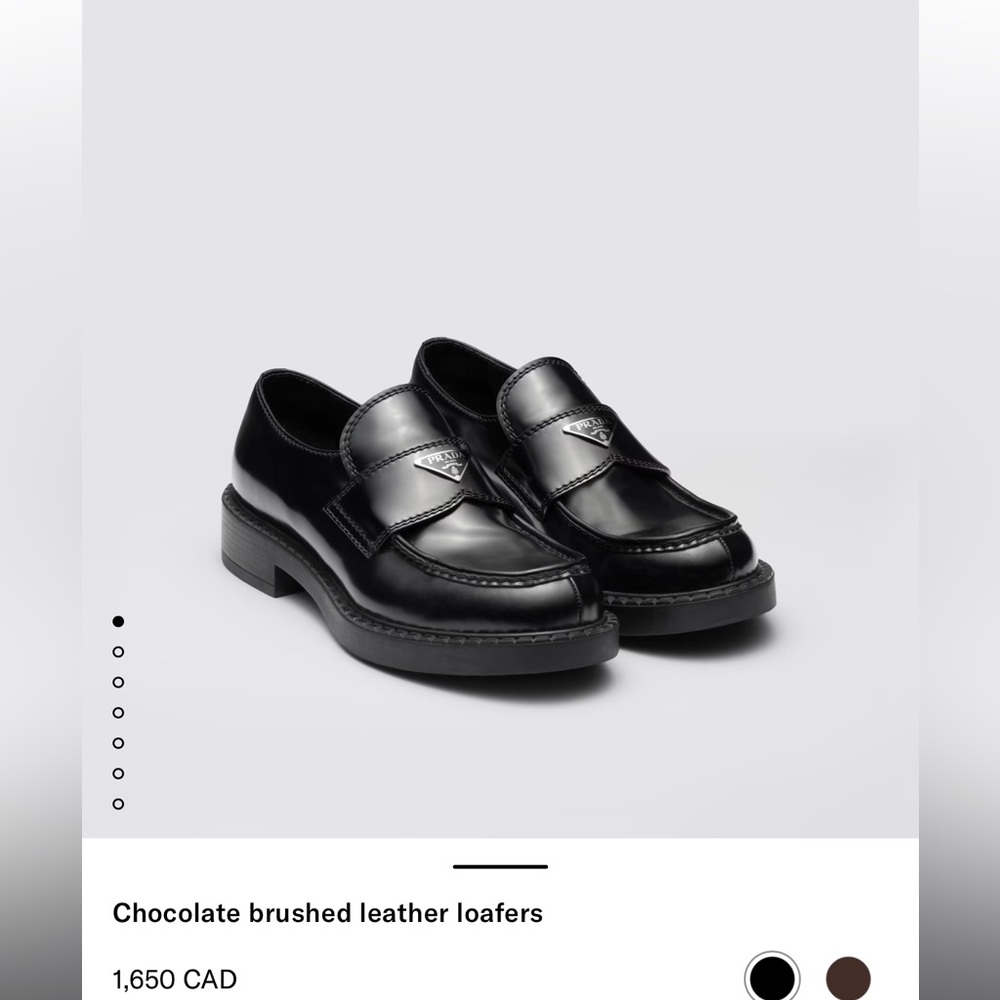 Prada Black Loafers - Picture 9 of 9